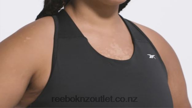 Night Black 2B4626630 Running Essentials Sports Bra (Plus Size) Reebok Women