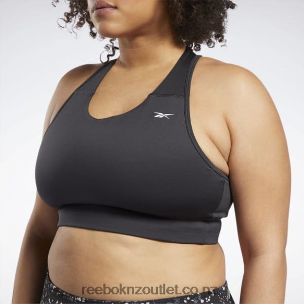 Night Black 2B4626630 Running Essentials Sports Bra (Plus Size) Reebok Women
