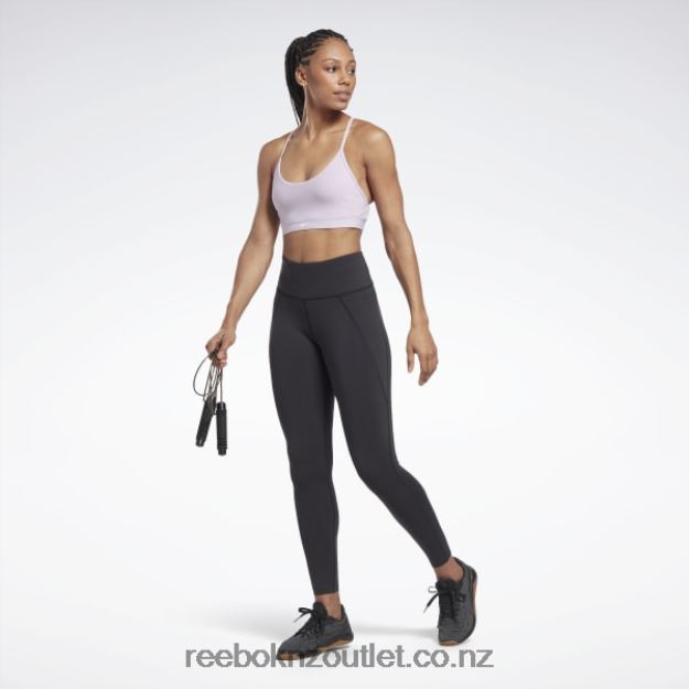 Purple Oasis 2B4626616 Lux Strappy Sports Bra Reebok Women