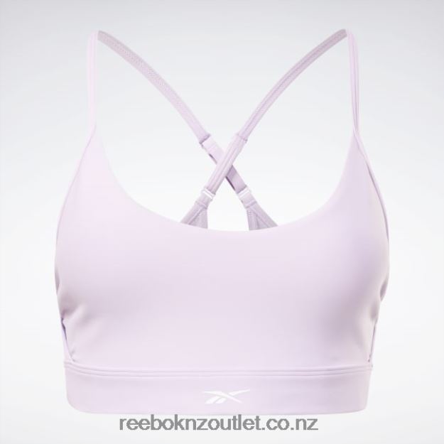 Purple Oasis 2B4626616 Lux Strappy Sports Bra Reebok Women