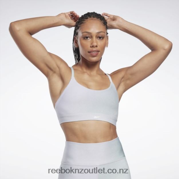 Purple Oasis 2B4626726 Yoga Strappy Sports Bra Reebok Women