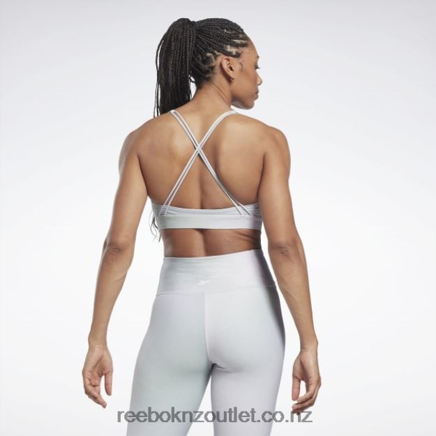 Purple Oasis 2B4626726 Yoga Strappy Sports Bra Reebok Women