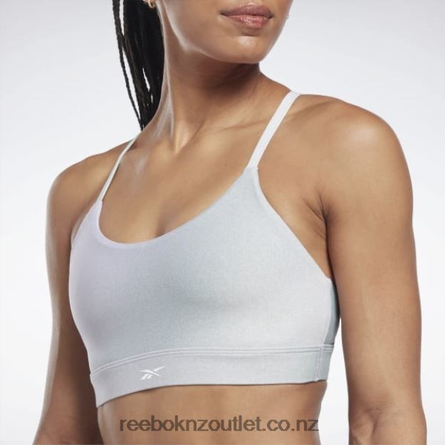 Purple Oasis 2B4626726 Yoga Strappy Sports Bra Reebok Women