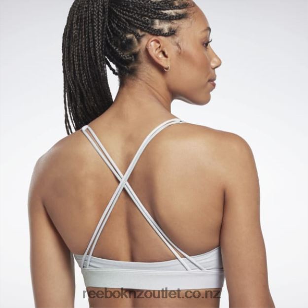 Purple Oasis 2B4626726 Yoga Strappy Sports Bra Reebok Women