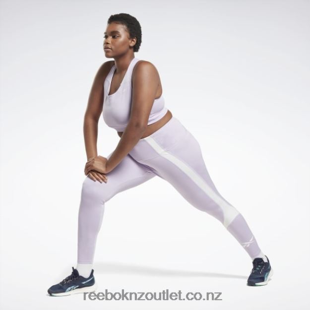 Purple Oasis 2B4626770 Running Essentials High-Impact Bra (Plus Size) Reebok Women