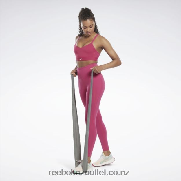 Semi Proud Pink 2B4626944 Lux Strappy Sports Bra Reebok Women