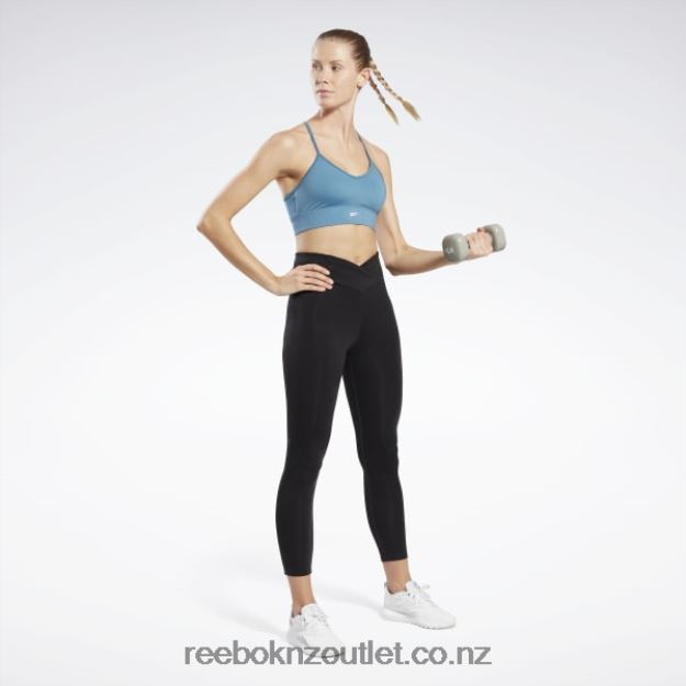 Steely Blue S23-R 2B4626575 Workout Ready Sports Bra Reebok Women