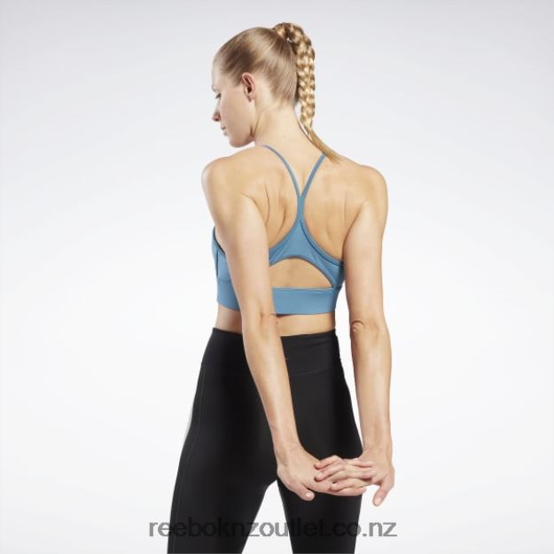 Steely Blue S23-R 2B4626575 Workout Ready Sports Bra Reebok Women