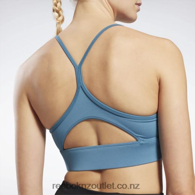 Steely Blue S23-R 2B4626575 Workout Ready Sports Bra Reebok Women