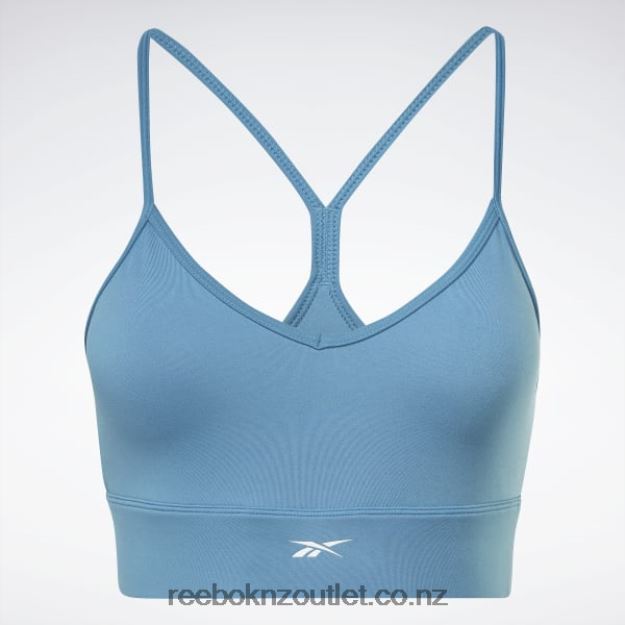 Steely Blue S23-R 2B4626575 Workout Ready Sports Bra Reebok Women