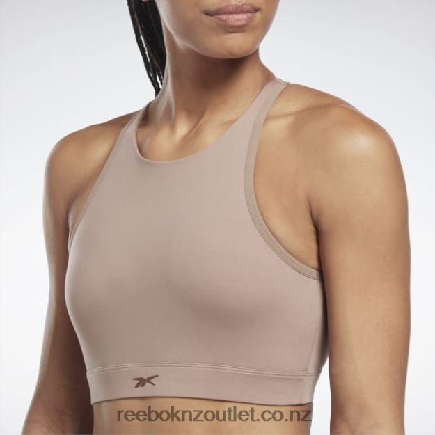 Taupe 2B4626659 Yoga Long Line Sports Bra Reebok Women
