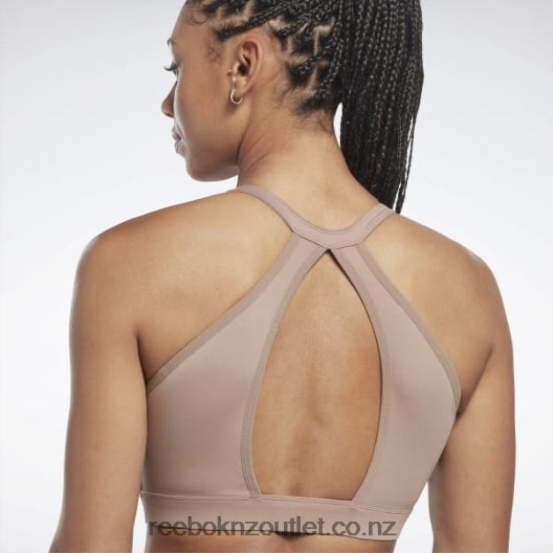 Taupe 2B4626659 Yoga Long Line Sports Bra Reebok Women