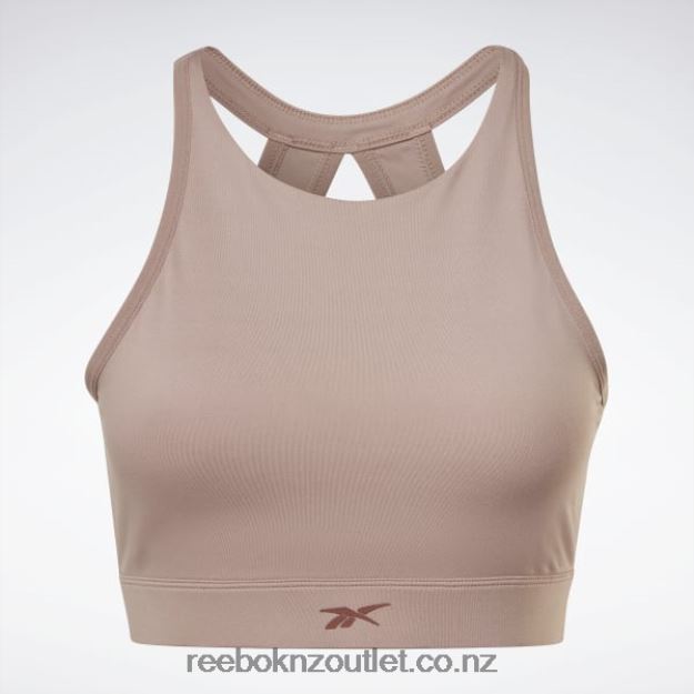 Taupe 2B4626659 Yoga Long Line Sports Bra Reebok Women