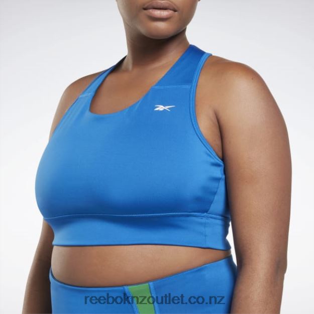 Vector Blue 2B4626844 Running Essentials High-Impact Bra (Plus Size) Reebok Women