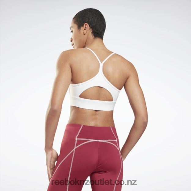 White 2B4626593 Workout Ready Sports Bra Reebok Women