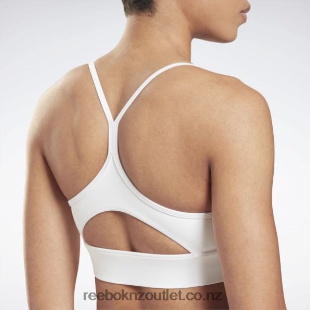 White 2B4626593 Workout Ready Sports Bra Reebok Women