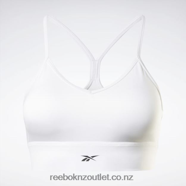 White 2B4626593 Workout Ready Sports Bra Reebok Women