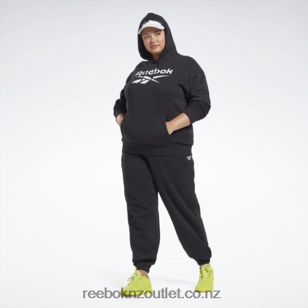 Black 2B4626537 Identity Fleece Joggers (Plus Size) Reebok Women
