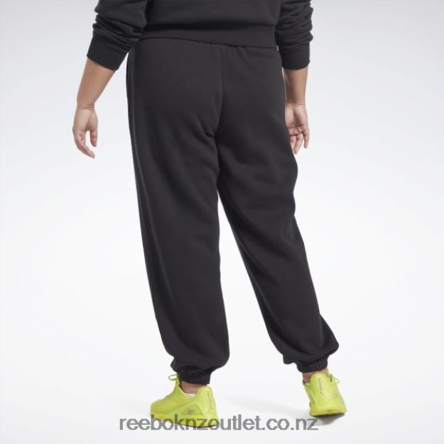 Black 2B4626537 Identity Fleece Joggers (Plus Size) Reebok Women