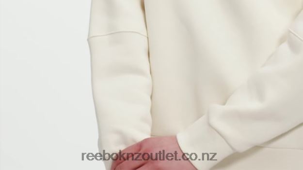 Classic White 2B4626370 Lux Oversized Hoodie Reebok Women