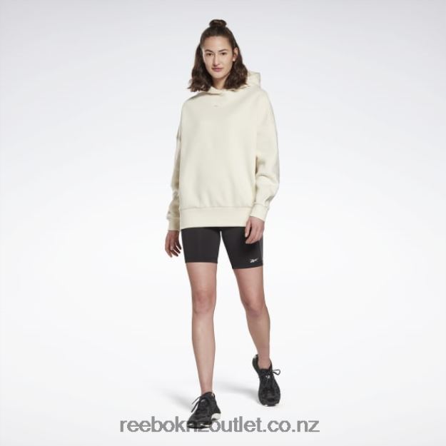 Classic White 2B4626370 Lux Oversized Hoodie Reebok Women