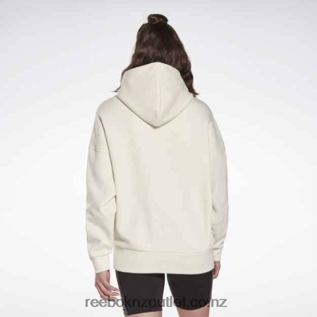 Classic White 2B4626370 Lux Oversized Hoodie Reebok Women