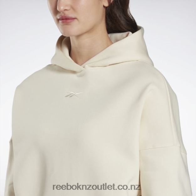 Classic White 2B4626370 Lux Oversized Hoodie Reebok Women