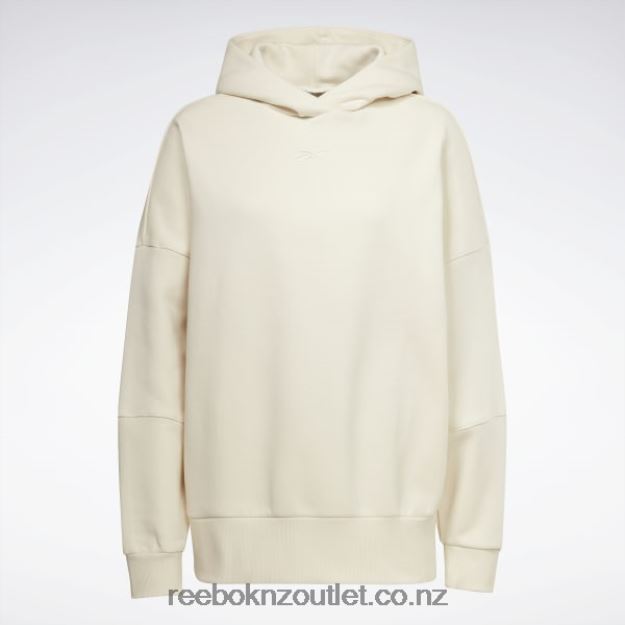 Classic White 2B4626370 Lux Oversized Hoodie Reebok Women