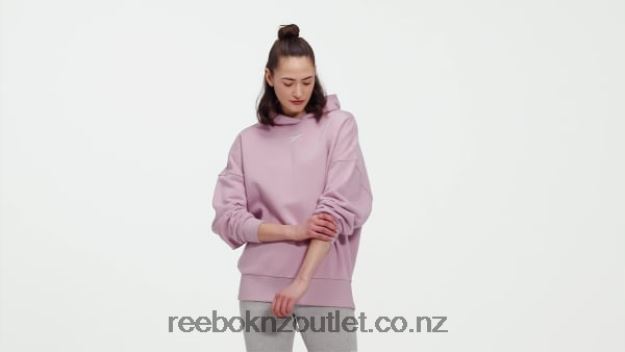 Infused Lilac 2B4626427 Lux Oversized Hoodie Reebok Women