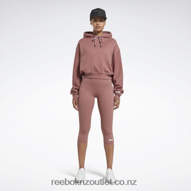 Parched Earth 2B4626617 Victoria Beckham Crop Logo Hoodie Reebok Women