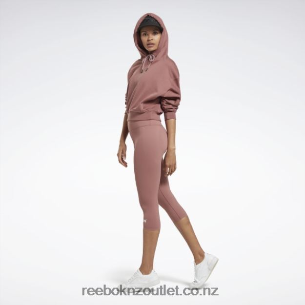 Parched Earth 2B4626617 Victoria Beckham Crop Logo Hoodie Reebok Women