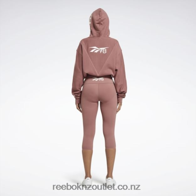Parched Earth 2B4626617 Victoria Beckham Crop Logo Hoodie Reebok Women