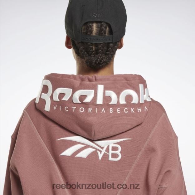 Parched Earth 2B4626617 Victoria Beckham Crop Logo Hoodie Reebok Women