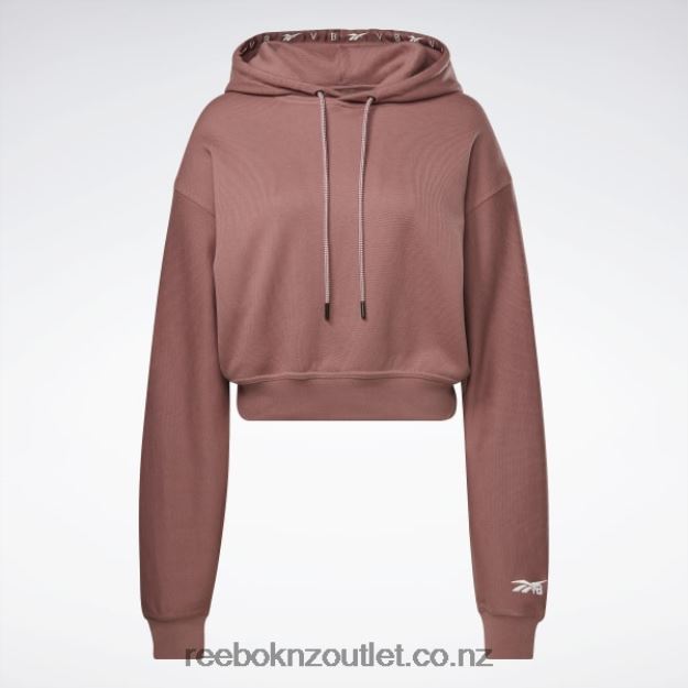 Parched Earth 2B4626617 Victoria Beckham Crop Logo Hoodie Reebok Women