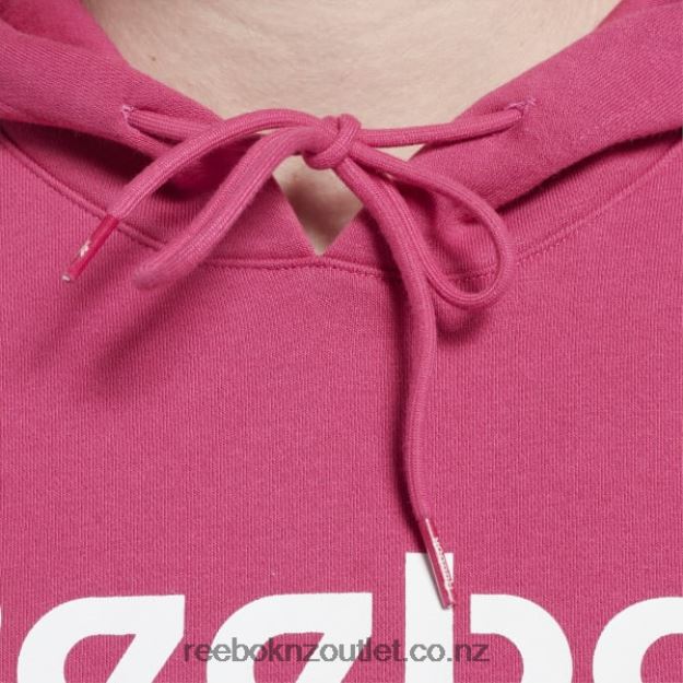 Semi Proud Pink 2B4626582 Identity Big Logo Fleece Hoodie Reebok Women