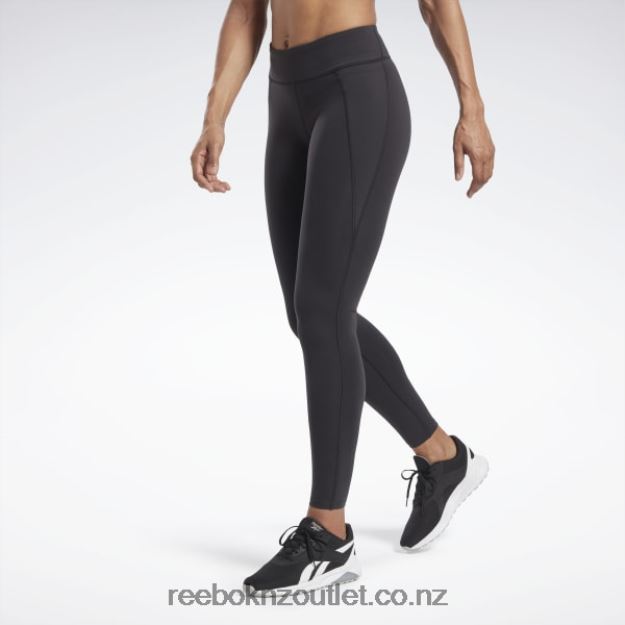 Black 2B4626300 Lux Leggings Reebok Women