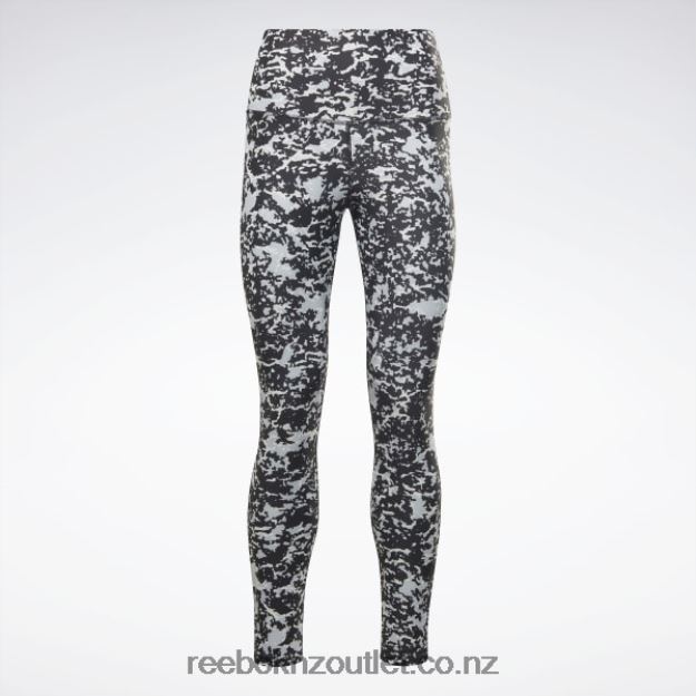 Black 2B4626472 Lux 2.0 Speckle Modern Safari Leggings Reebok Women