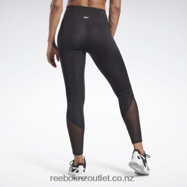 Black 2B4626491 Lux Perform High-Rise Leggings Reebok Women