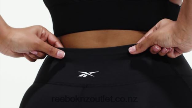 Black 2B4626781 Lux Leggings (Plus Size) Reebok Women