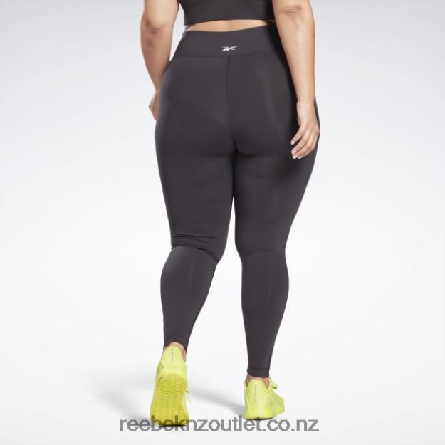 Black 2B4626781 Lux Leggings (Plus Size) Reebok Women