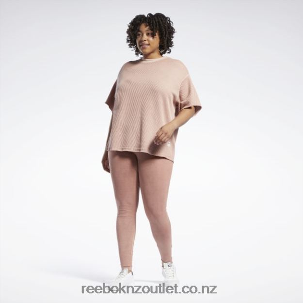 Canyon Coral 2B4626910 Classics Natural Dye Leggings (Plus Size) Reebok Women