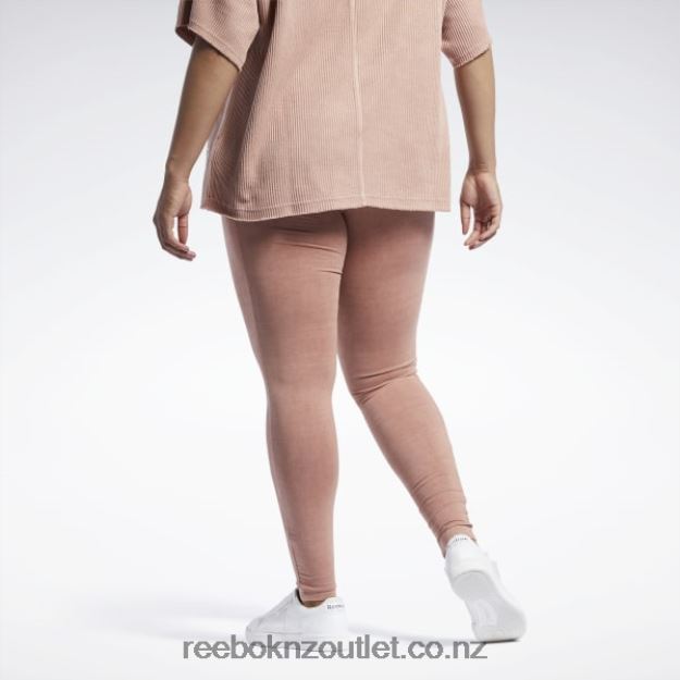 Canyon Coral 2B4626910 Classics Natural Dye Leggings (Plus Size) Reebok Women