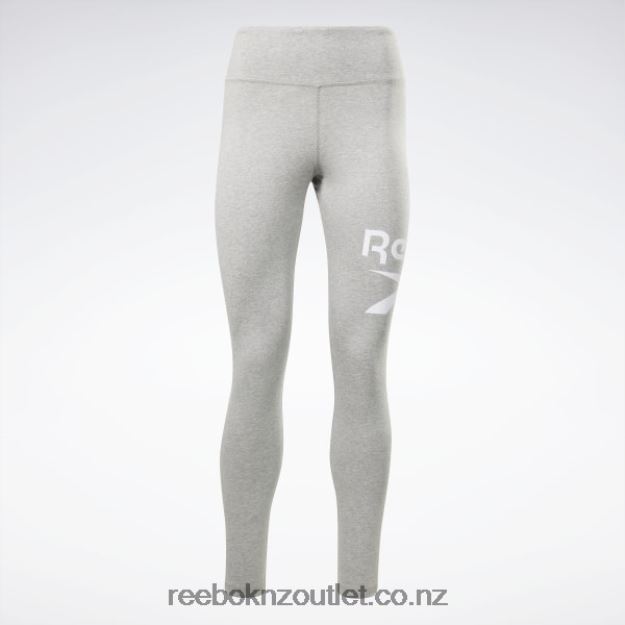 Medium Grey Heather/White