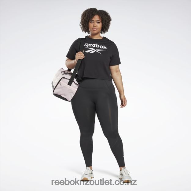 Night Black 2B4626581 Workout Ready Vector Leggings (Plus Size) Reebok Women