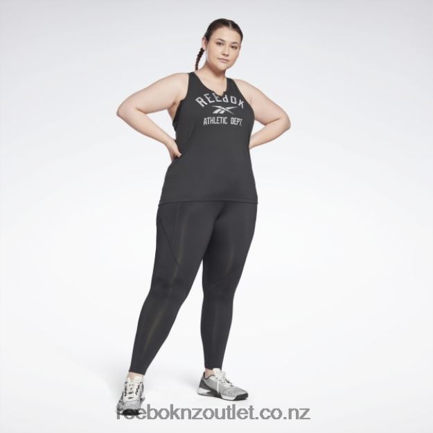 Night Black 2B4626906 Workout Ready Pant Program High Rise Leggings (Plus Size) Reebok Women
