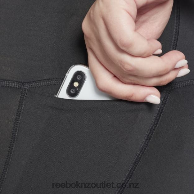 Night Black 2B4626906 Workout Ready Pant Program High Rise Leggings (Plus Size) Reebok Women