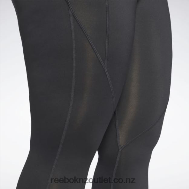 Night Black 2B4626906 Workout Ready Pant Program High Rise Leggings (Plus Size) Reebok Women