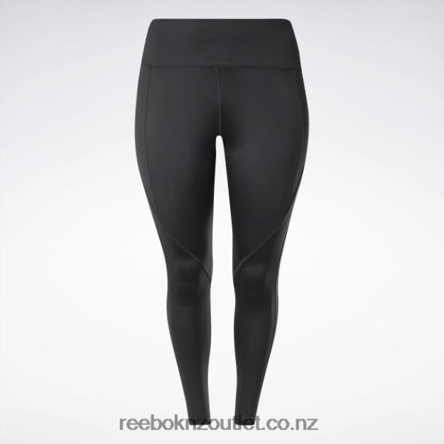 Night Black 2B4626906 Workout Ready Pant Program High Rise Leggings (Plus Size) Reebok Women