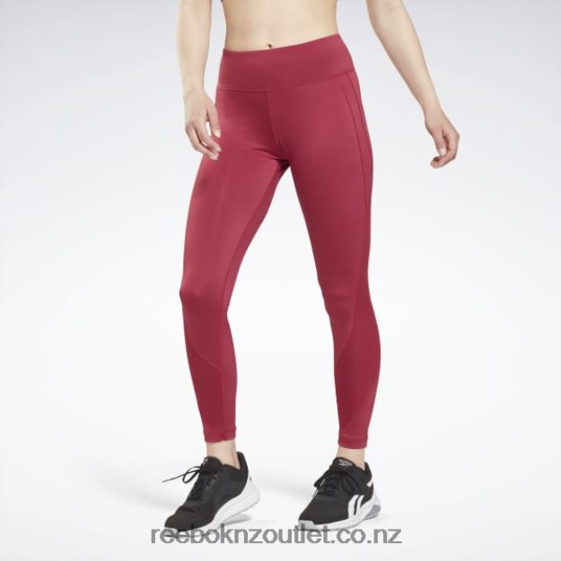 Punch Berry 2B4626746 Workout Ready Mesh Leggings Reebok Women