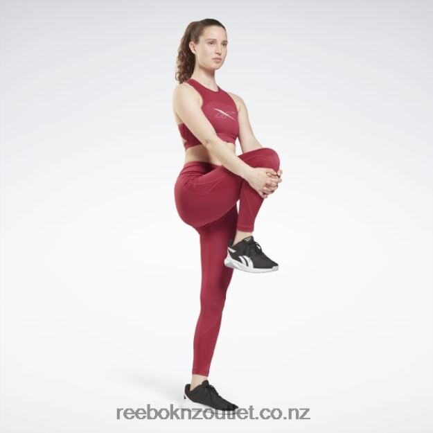 Punch Berry 2B4626746 Workout Ready Mesh Leggings Reebok Women